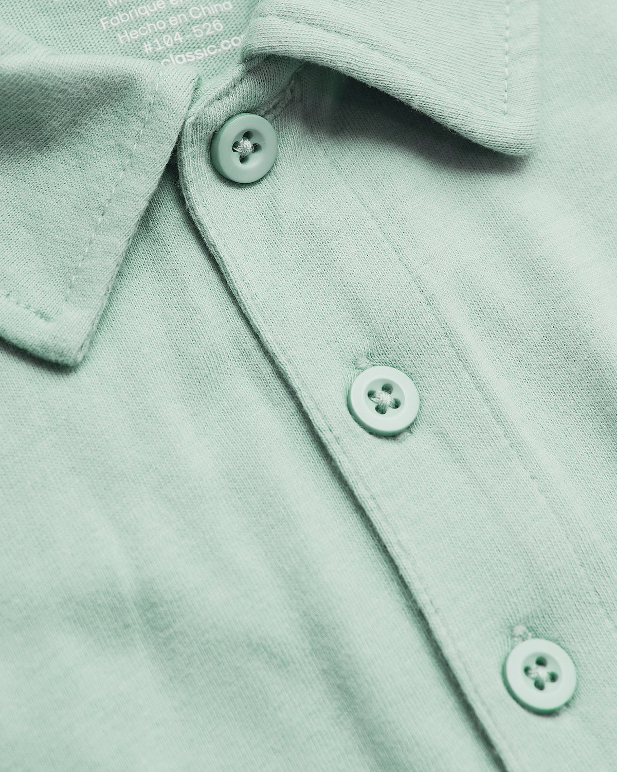 Heather Mist Short Sleeve Polo