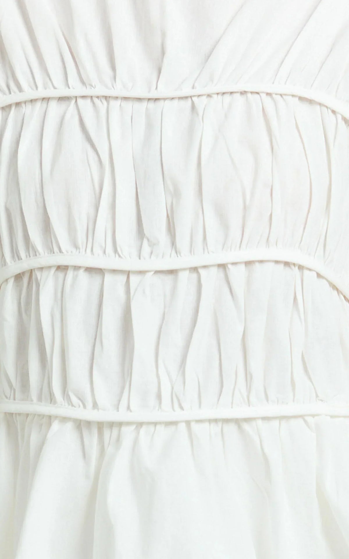 Alina Two Piece Set - Ruched Detail Top and Short Pants Set in White