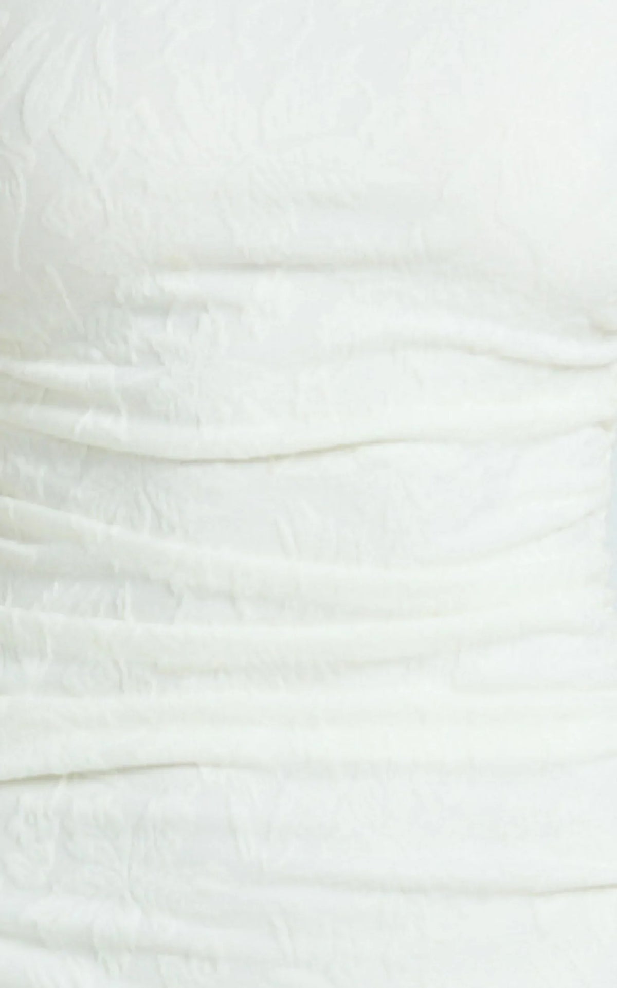 Kayrene Maxi Dress - Short Sleeve Jacquard Dress in Cream