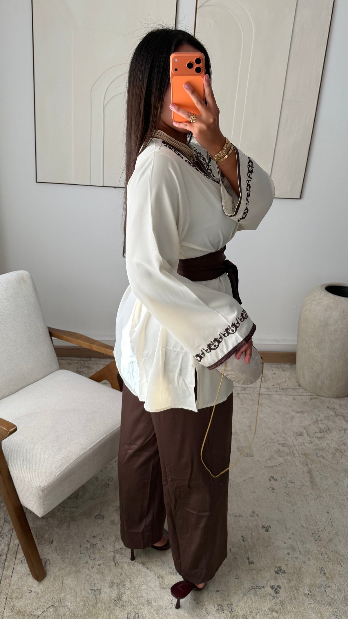 Ensemble Jabador Asfi Marron Chocolat