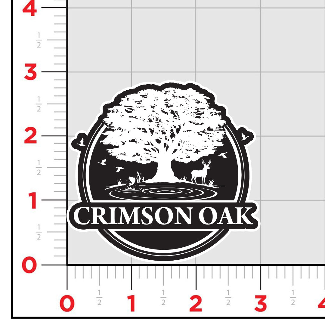 Crimson Oak Sticker