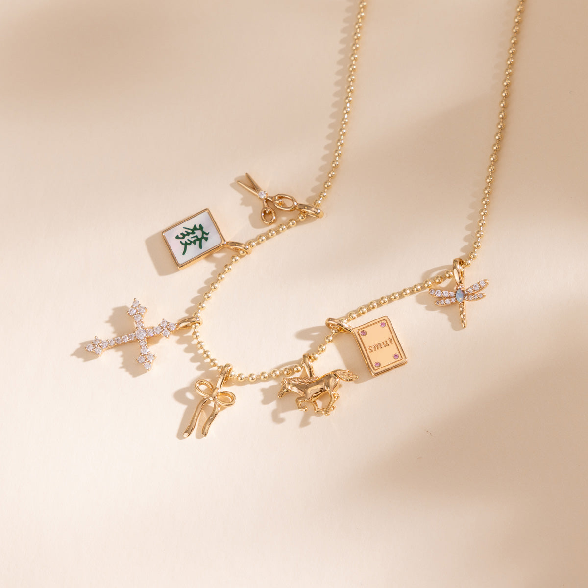 Mahjong Tile Necklace
