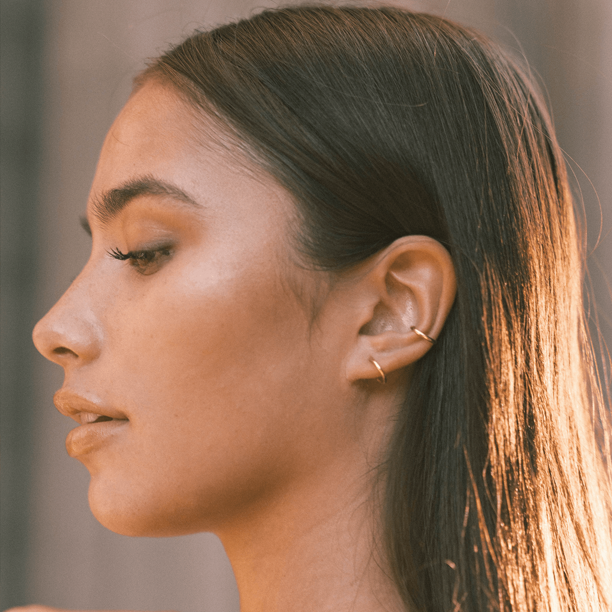 Luster Rounded Ear Cuff - Single | Final Sale