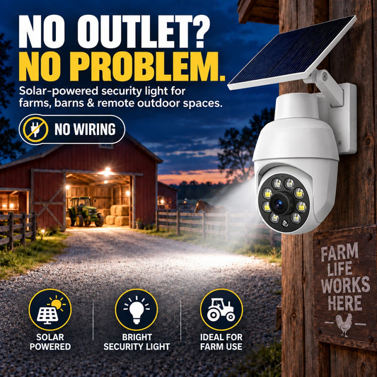 🔥 LAST 6 HOURS! 50% OFF – Solar Fake Security Camera & Street Light
