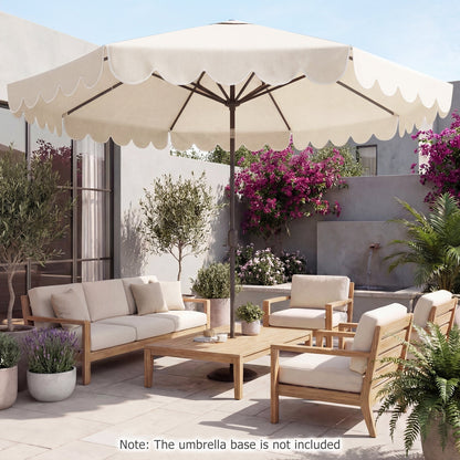 10 FT Patio Umbrella with Push Button Tilt and Crank