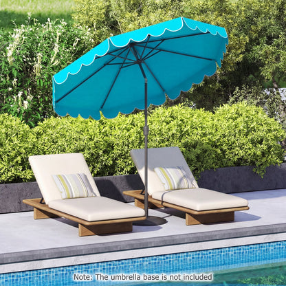 10 FT Patio Umbrella with Push Button Tilt and Crank