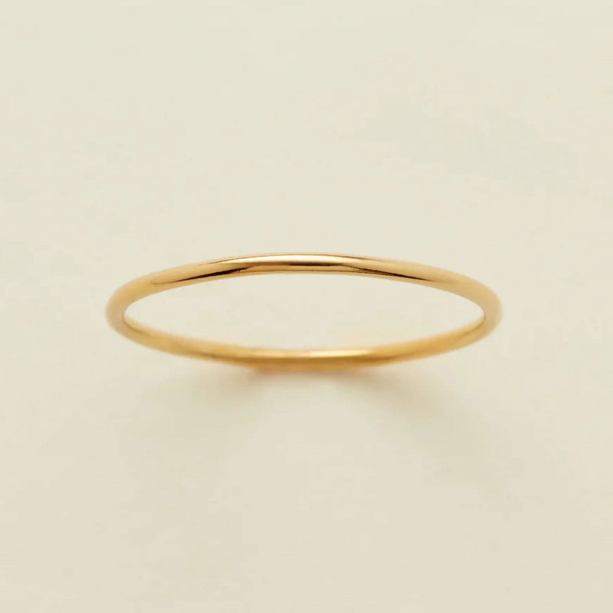 14k Round Stacking Ring
