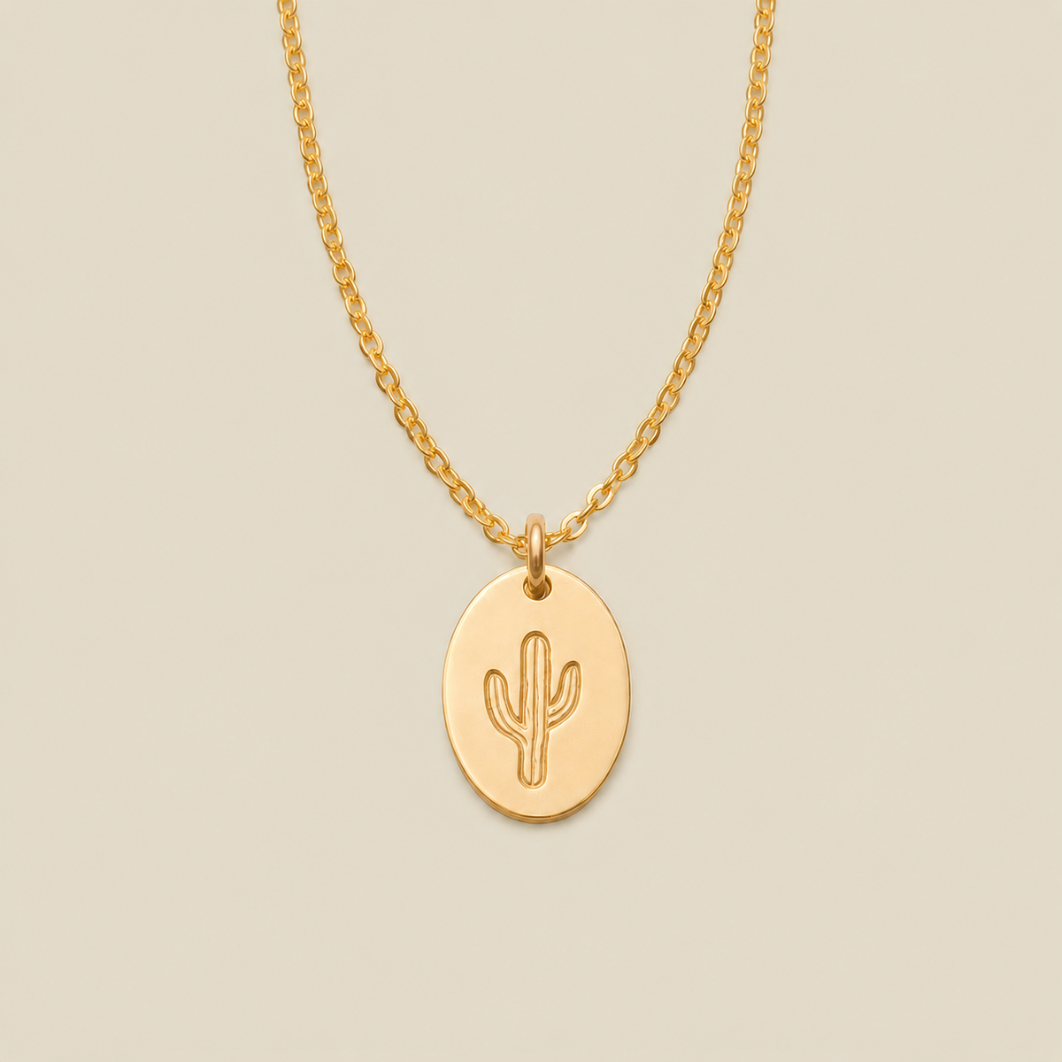 Mini Oval Necklace