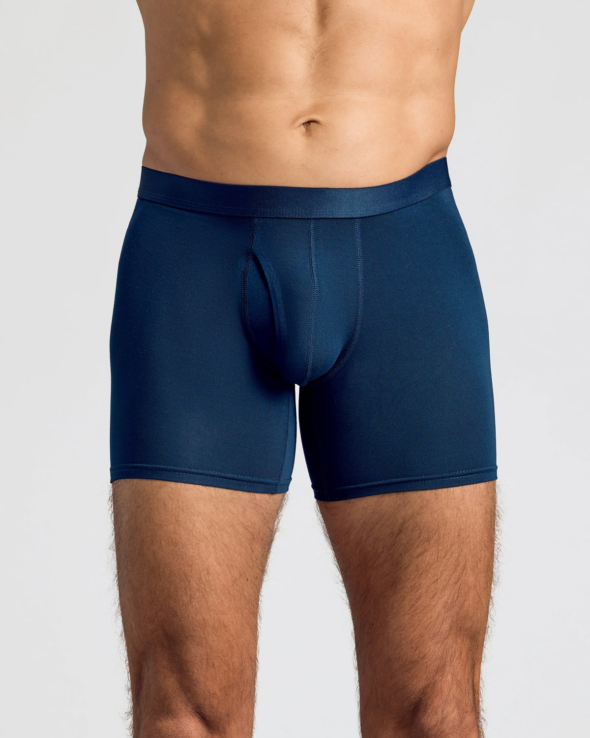Navy Boxer Briefs W/ Fly 3-Pack 2025