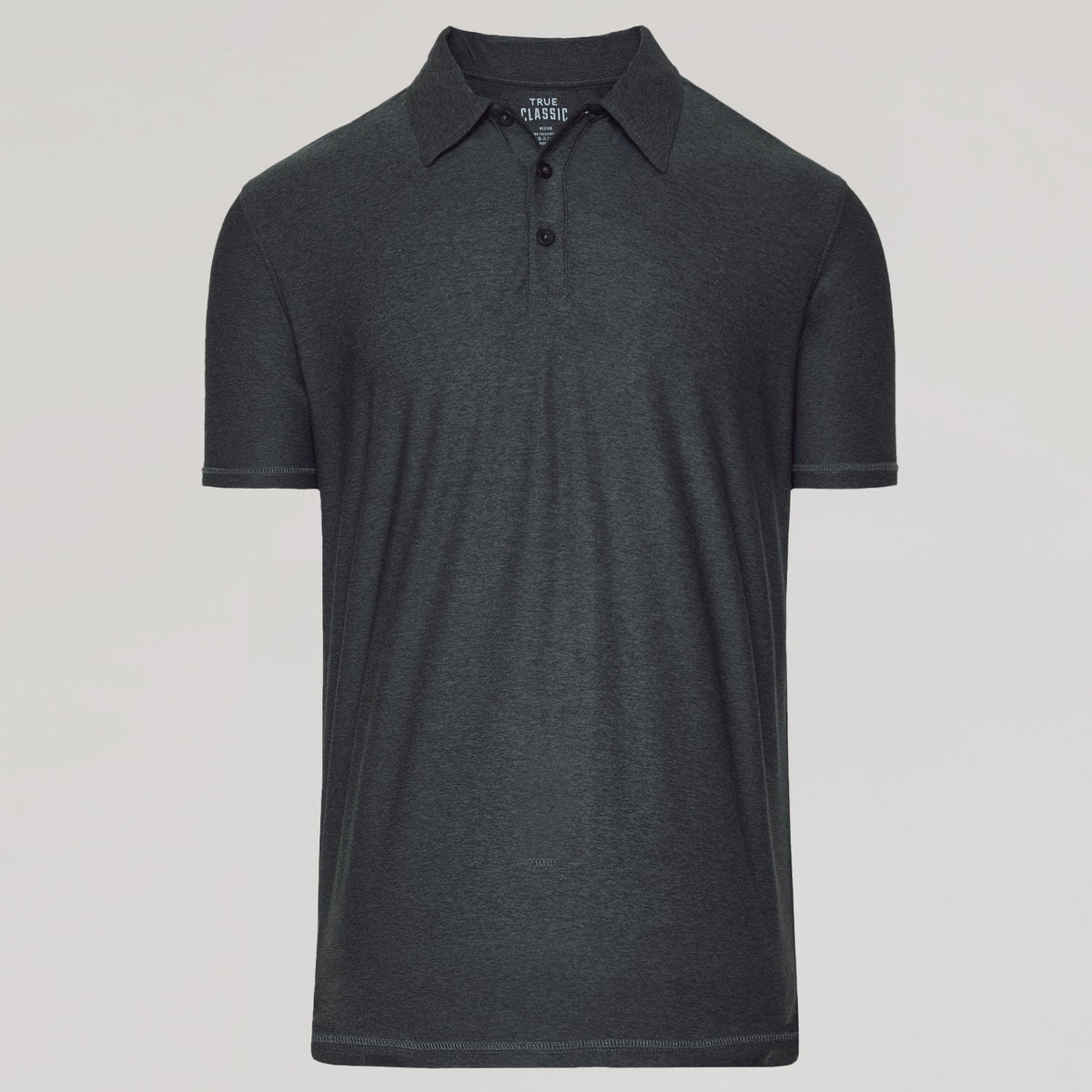 Charcoal Heather Gray Active Polo
