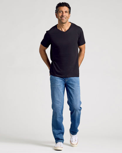 All Black Classic V-Neck 10-Pack