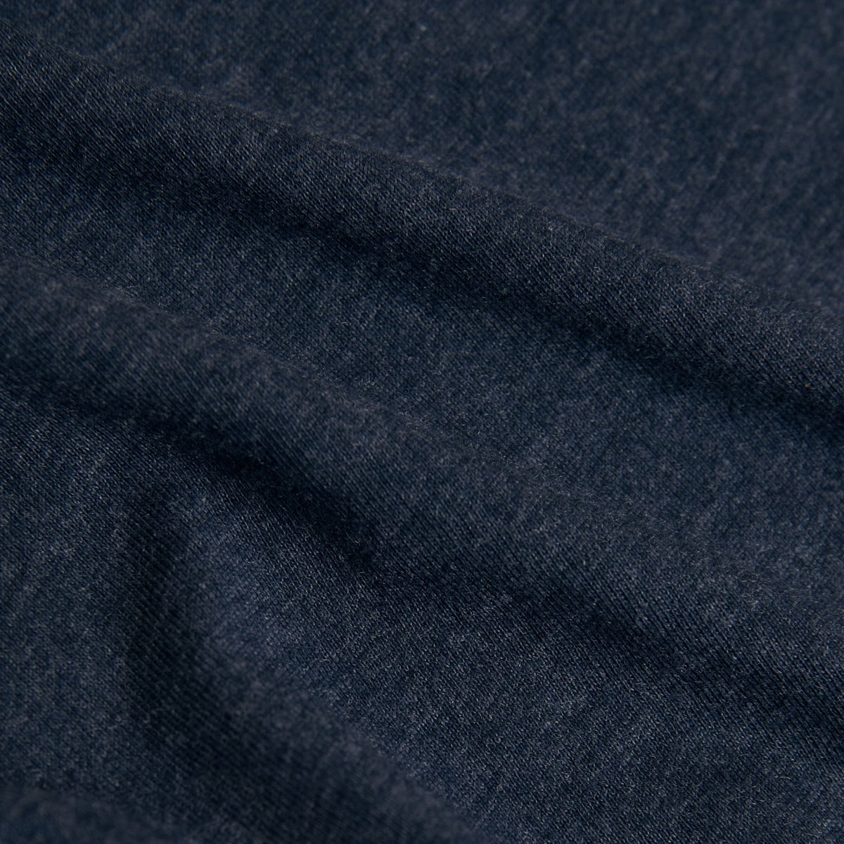 Heather Navy Classic Long Sleeve Crew Neck