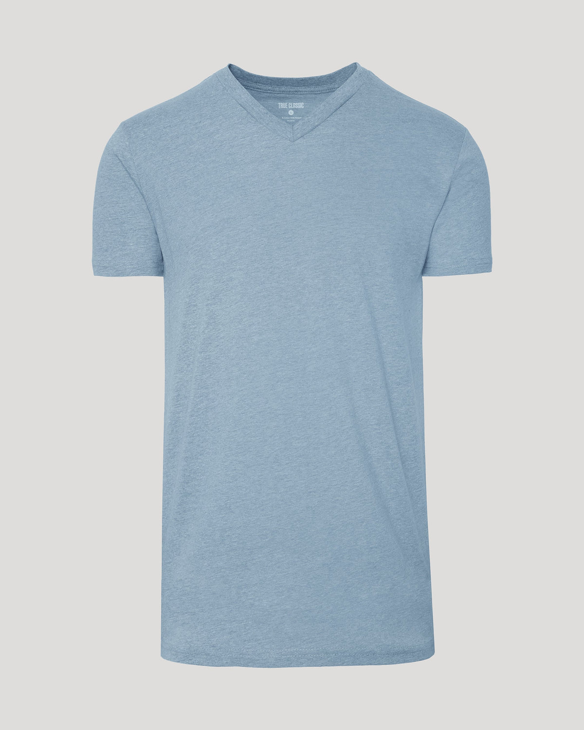 Heather Indigo Tall Short Sleeve Classic V-Neck