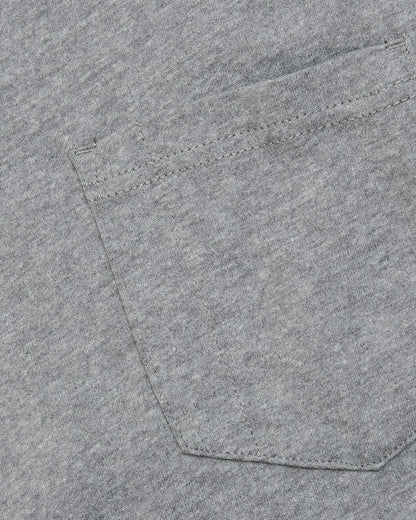 Heather Gray Tall Heavyweight Pocket Crew