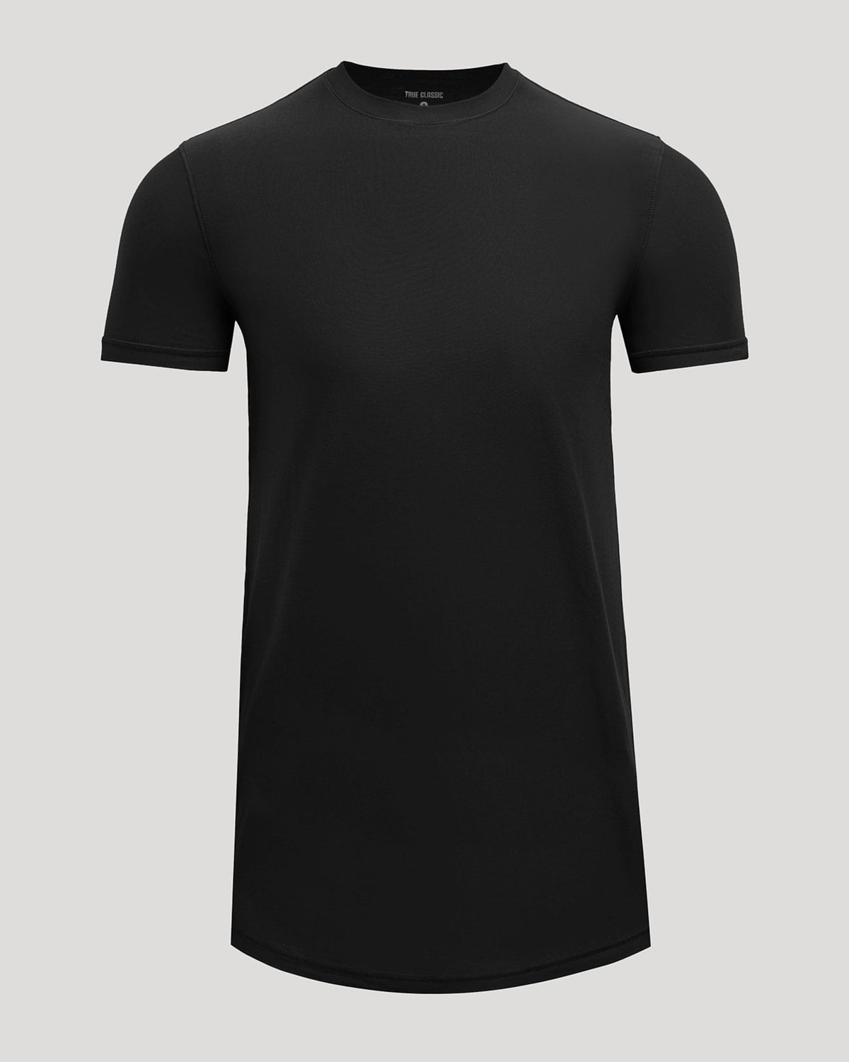 Black Tall Active Curved Hem Crew