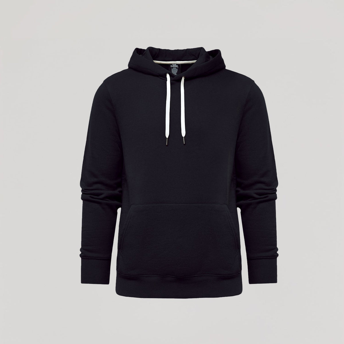 Black Fleece French Terry Pullover Hoodie