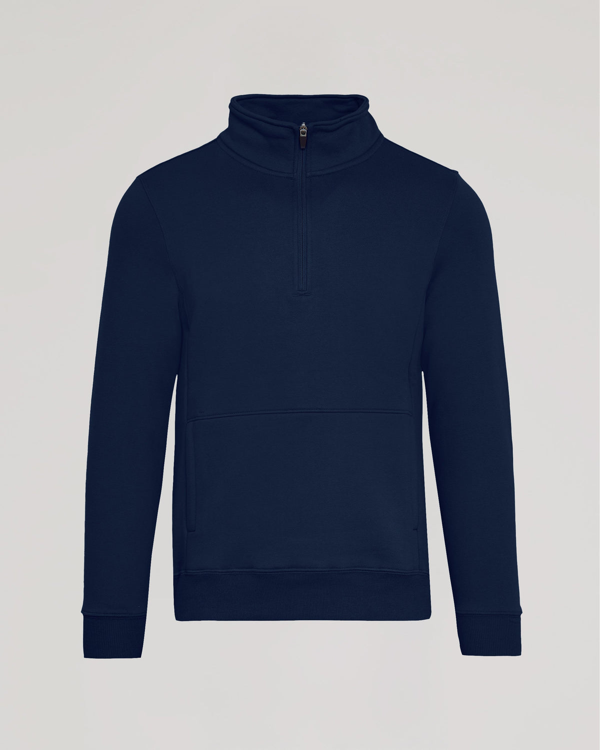 Navy Quarter Zip Fleece Sweatshirt