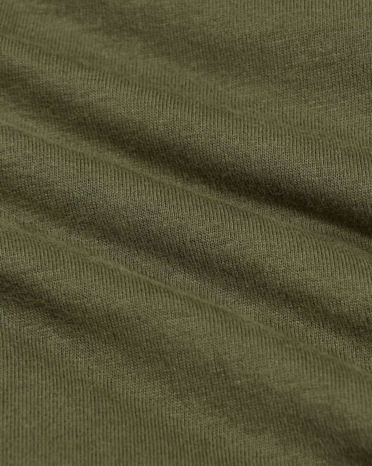 Military Green Short Classic Crew Neck