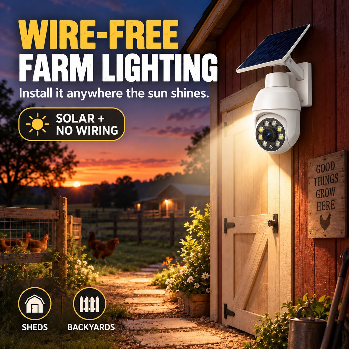🔥 LAST 6 HOURS! 50% OFF – Solar Fake Security Camera & Street Light