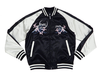 Naruto Jacket Men's Naruto Shippuden Japanese Souvenir Jacket Sukajan 9001821 Black