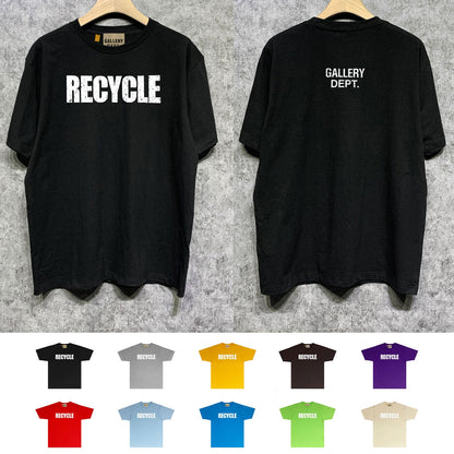 Gallery Dept T Shirt Retro Printed Loose Short-Sleeved Shirt (part2)