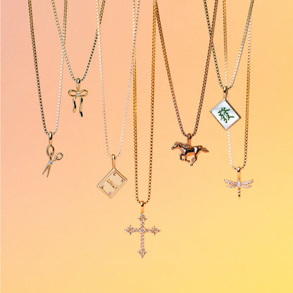 Opal Dragonfly Necklace