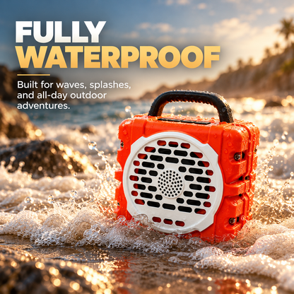 🔥 Limited-Time Sale – Rugged Waterproof Bluetooth Speaker with Powerful Outdoor Sound & Party Mode