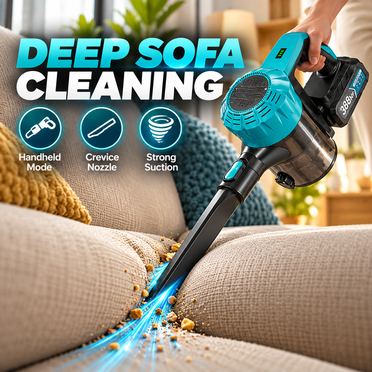 🍂 Fall Sale |  Cordless Vacuum Cleaner – Powerful Cleaning For A Fresher Home