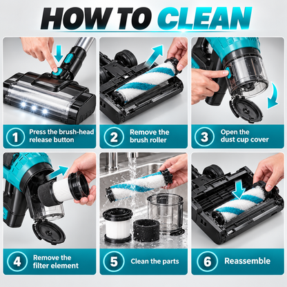 🍂 Fall Sale |  Cordless Vacuum Cleaner – Powerful Cleaning For A Fresher Home