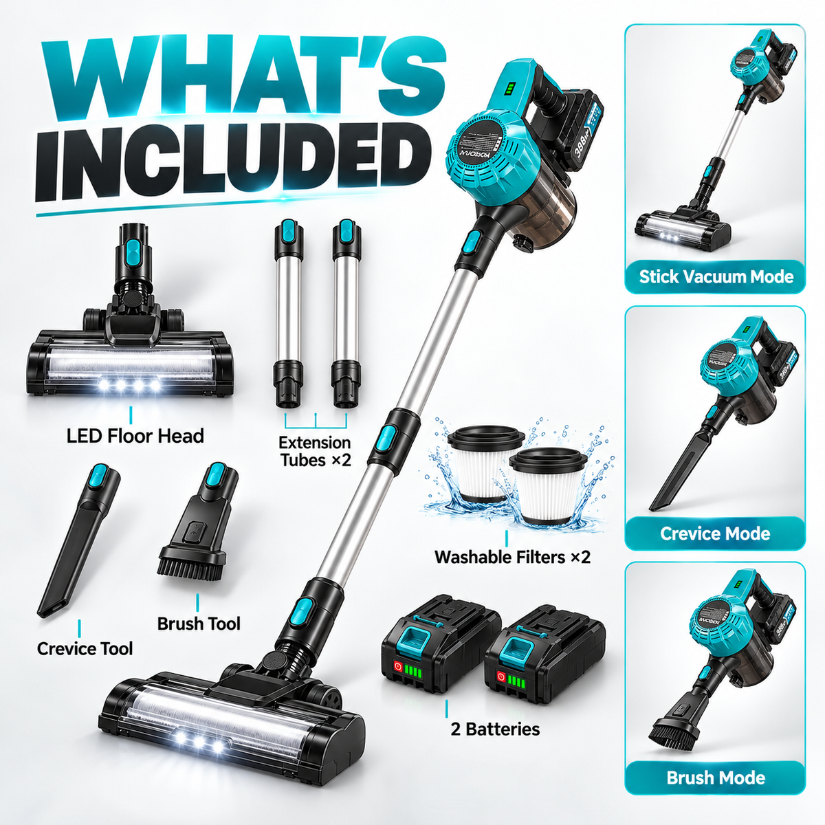 🍂 Fall Sale |  Cordless Vacuum Cleaner – Powerful Cleaning For A Fresher Home