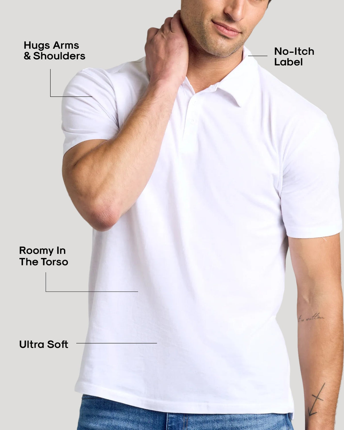 White Classic Polo