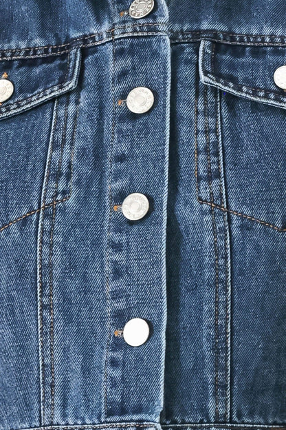 CASUAL GLAM DENIM MINI DRESS