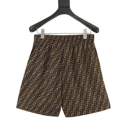 Fendi Double-F Monogram Print Shorts