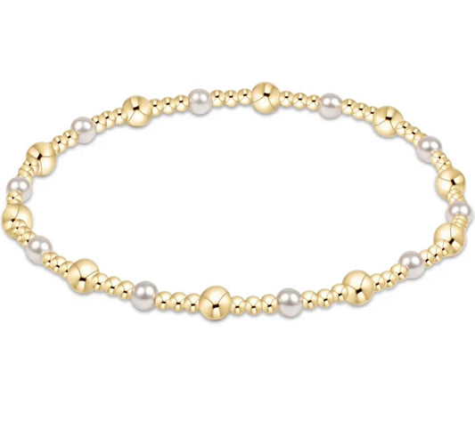 Enewton Gold Sincerity Pearl Bead Bracelet - 4mm