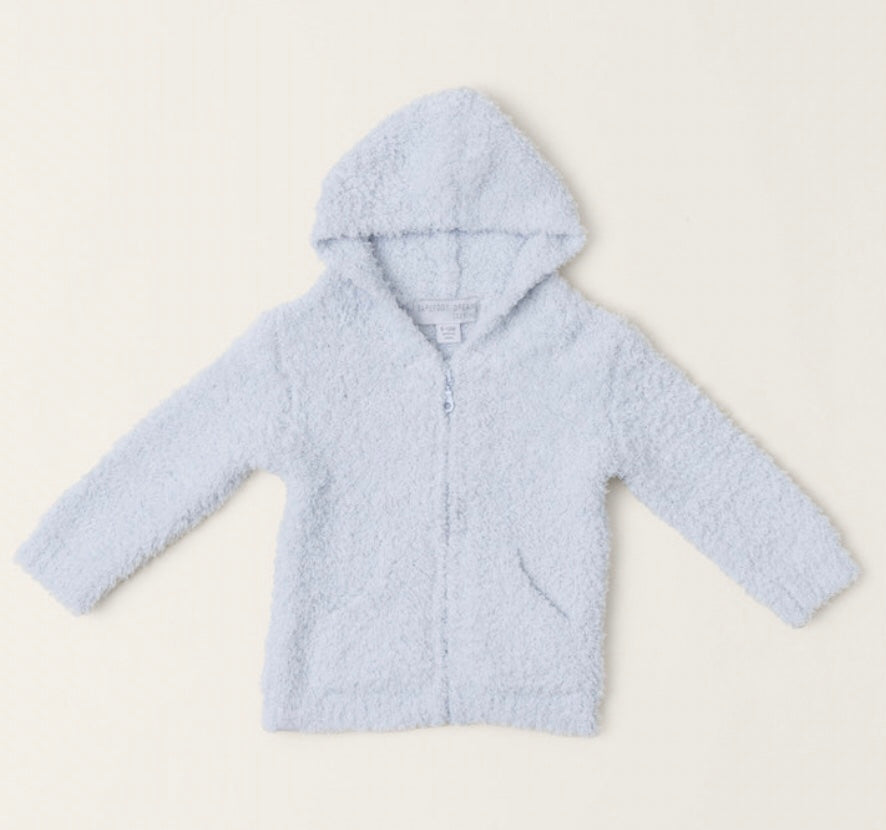 Barefoot Dreams CozyChic Infant Hoodie, Blue