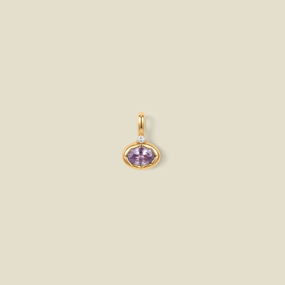 June Oval Birthstone Charm