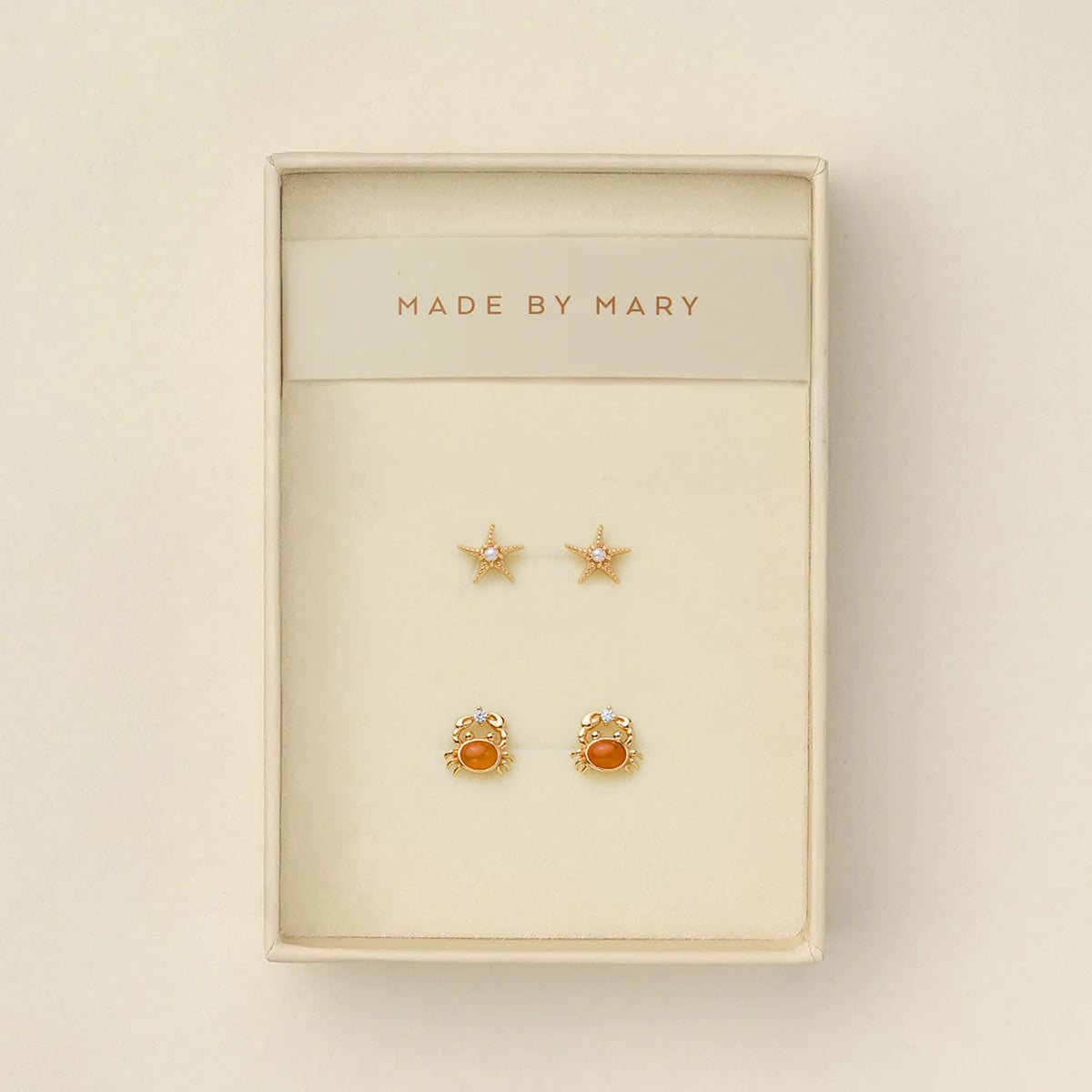 Low Tide Crab Stud Earrings Set