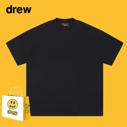 Drew T-shirts Short Sleeve T-shirt Alphabet Graffiti Print