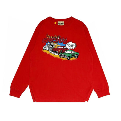 Gallery Dept Long Sleeved Shirt Fashion Brand Long Sleeve Long-Sleeved T-shirt Blouse