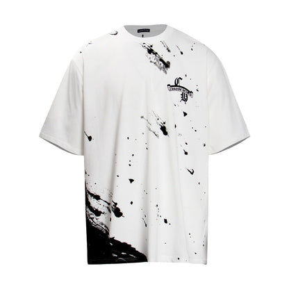 Chrome Heart T Shirts Croix Cross Horseshoe Scroll Sanskrit Short Sleeve