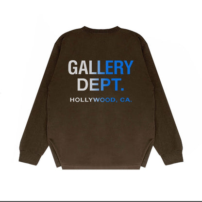 Gallery Dept Long Sleeved Shirt Fashion Brand Long Sleeve Long-Sleeved T-shirt Blouse