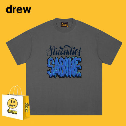 Drew T-shirts Smiley Letter Printed T-shirt