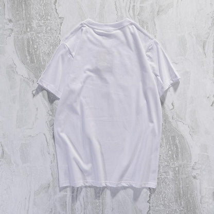 Bathing Ape T-Shirt Round Neck Summer Casual Cartoon Short Sleeve Pullover Anime T-shirt