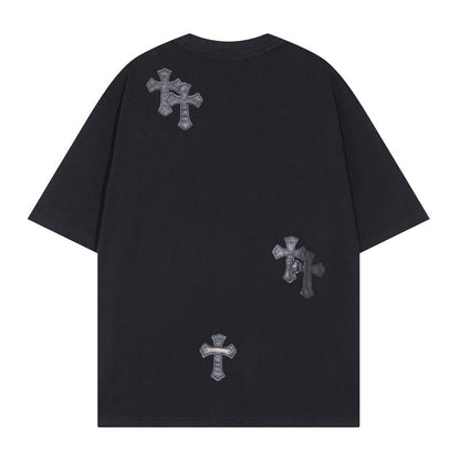 Chrome Heart T Shirts T-Shirt Short Sleeve Cross