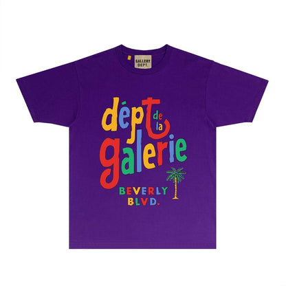 Gallery Dept T Shirts Fashion Brand Tee Shirt Short Sleeve T-shirt Blouse