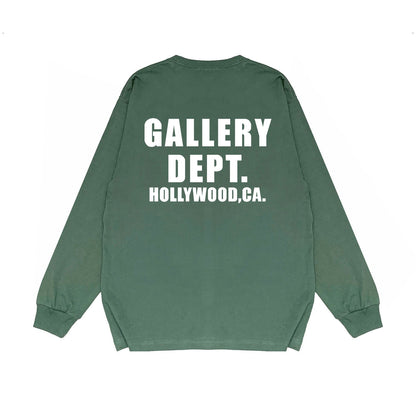 Gallery Dept Long Sleeved Shirt Fashion Brand Long Sleeve Long-Sleeved T-shirt Blouse