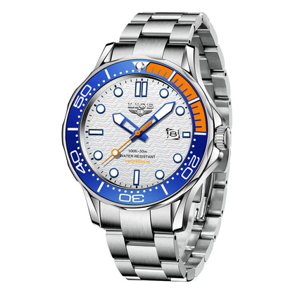 2026 LIGE New Business Mens Watches Top Brand Luxury Dive Watch For Men Waterproof Date Clock Sport Watch Relogio Masculino+Box