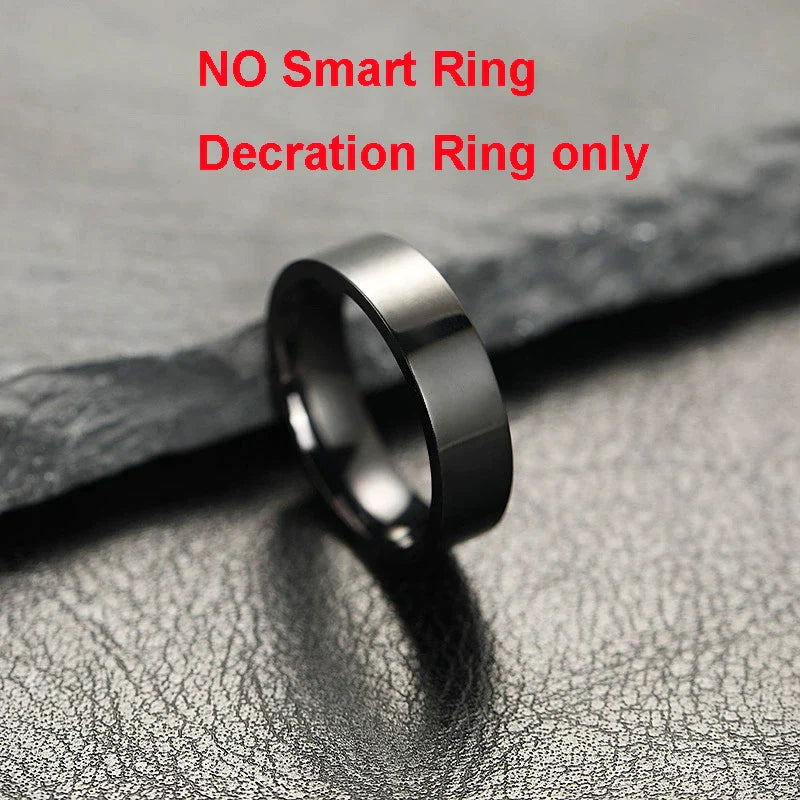 2026 New Smart Ring Heart Rate Blood Pressure Sleep Monitoring Motion Tracking IP68 Waterproof Men Women Smart Ring Holiday Gift