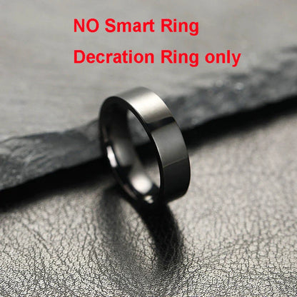 2026 New Smart Ring Heart Rate Blood Pressure Sleep Monitoring Motion Tracking IP68 Waterproof Men Women Smart Ring Holiday Gift