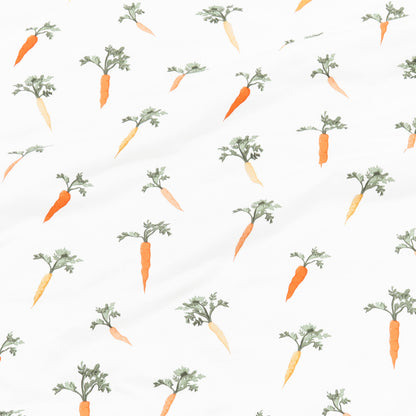 Smocked Bubble Romper in Carrot